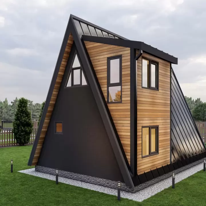 A-Frame House Architectural Plans, Large A Frame Blueprint PDF