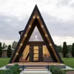 A-Frame House Architectural Plans, Large A Frame Blueprint PDF