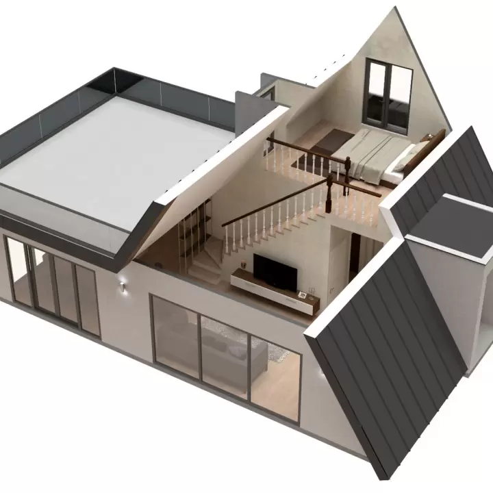 A-Frame Cabin Plans, Blueprint