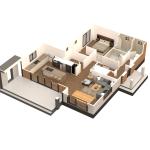 4 Bedroom Modern Farmhouse Barndominium House Floor Plan