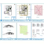 43' x 55' Planos Granja 3 Dormitorios con Garaje 1862 sq.ft