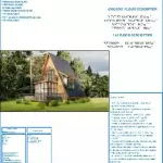 23' x 26' A-Frame Diy Plans, 1 Bedroom, 2 Story with Loft