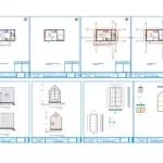 Tiny House Cabin Plan, Prefab Tiny House Blueprint