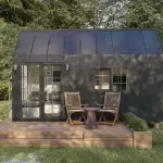 Tiny House Cabin Plan, Prefab Tiny House Blueprint