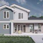 2 Story 4 Bedroom Barndominium House Plans Home Blueprint