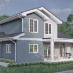 2 Story 4 Bedroom Barndominium House Plans Home Blueprint