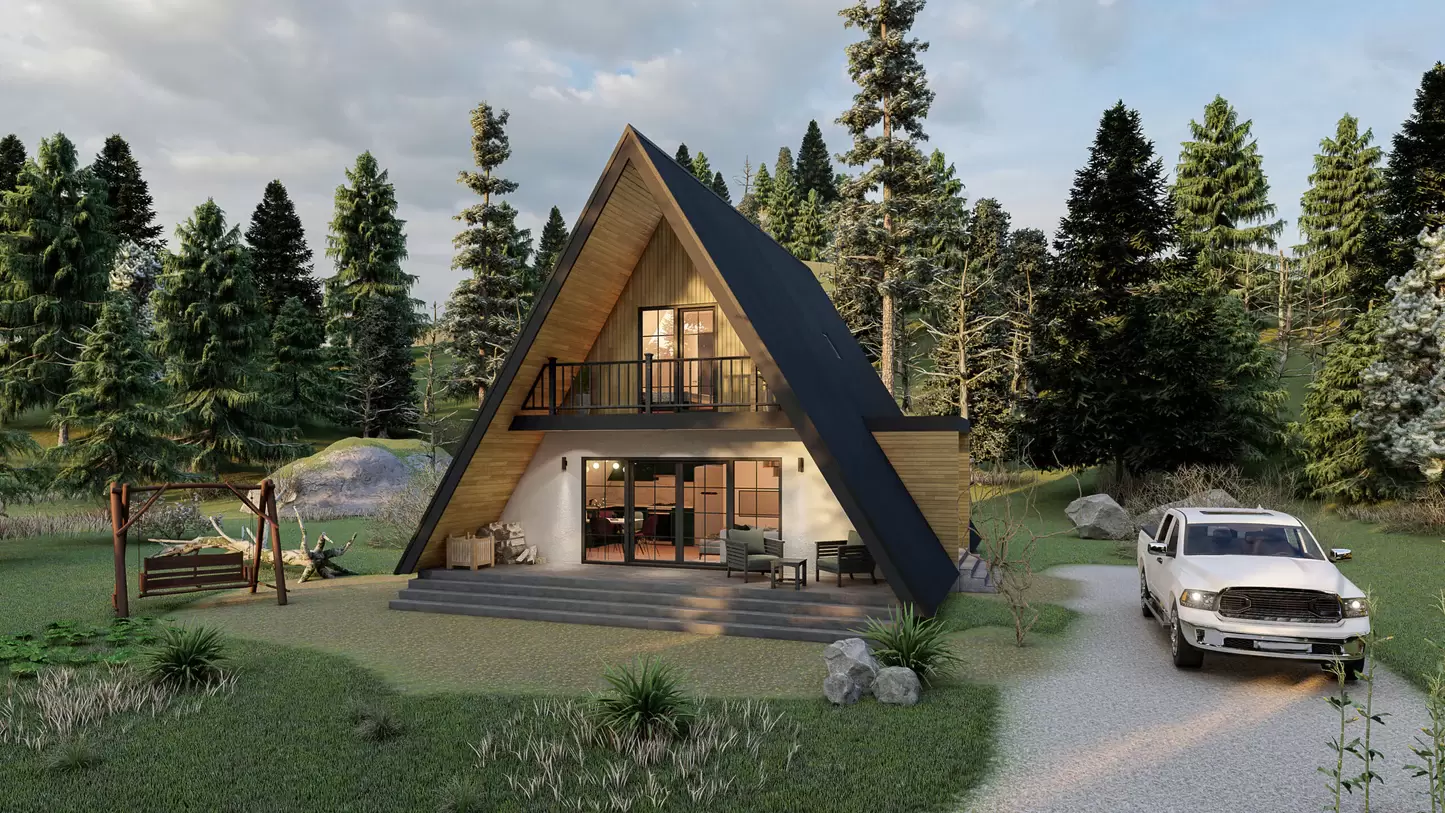 Explore Unique A-Frame Floor Plans Design Your Perfect Home with Soft House Plans