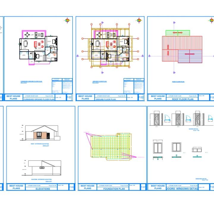 Small modern Scandinavian house plans, Scandinavian one story house design